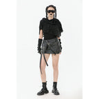 Dark in Love Nyx Distressed Shredded Hooded Poncho