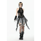 Dark in Love Morrigan Punk Patchwork Skirt