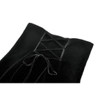 Dark in Love Gothic Elegant Velvet Mermaid Skirt