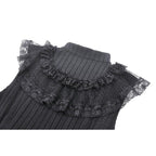 Dark in Love Diya Sleeveless Tiered Goth Dress