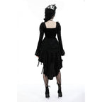 Dark in Love Seraphina Velvet Lace Goth Dress