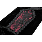 Dark in Love Gothic Elegant Velvet Mermaid Skirt