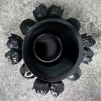 Skull & Black Rose Pot