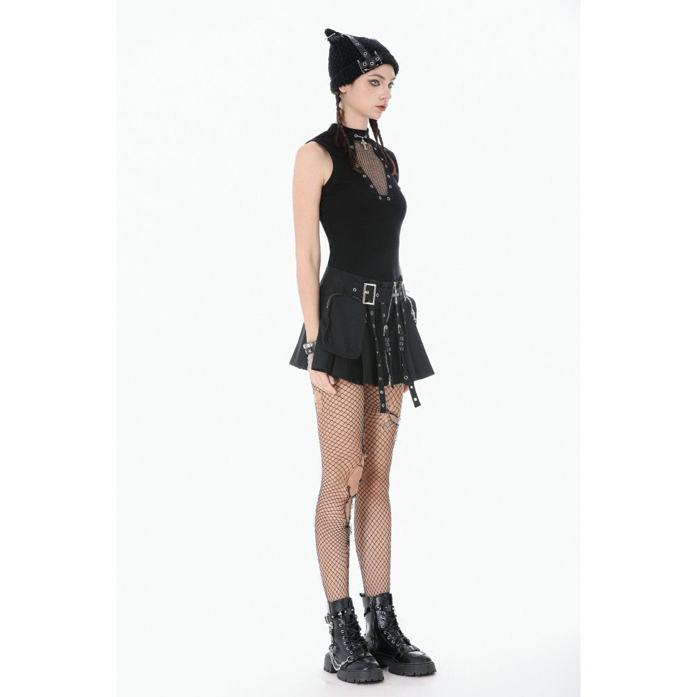 Dark in Love Metal Punk Skirt