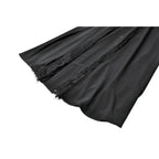 Dark In Love Dalaria High Waist Gothic Long Skirt - Lace Inset Panel