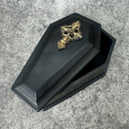 Vintage Cross Coffin Trinket Box