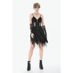 Dark in Love Punk Sleeveless Dress with Chains