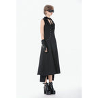 Dark in Love Collete Punk Sleeveless Long Fitted Coat
