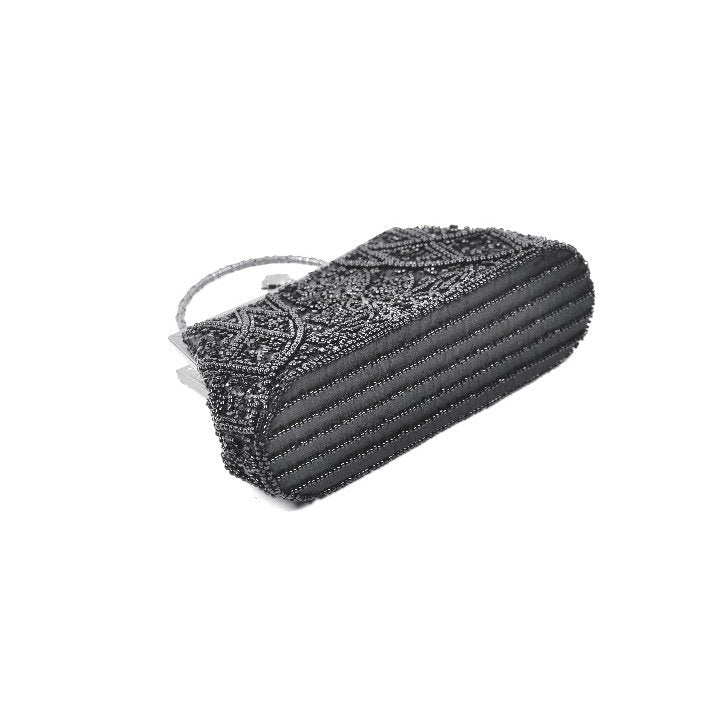 Dark In Love Celestine Vintage Beaded Gilded Evening Bag