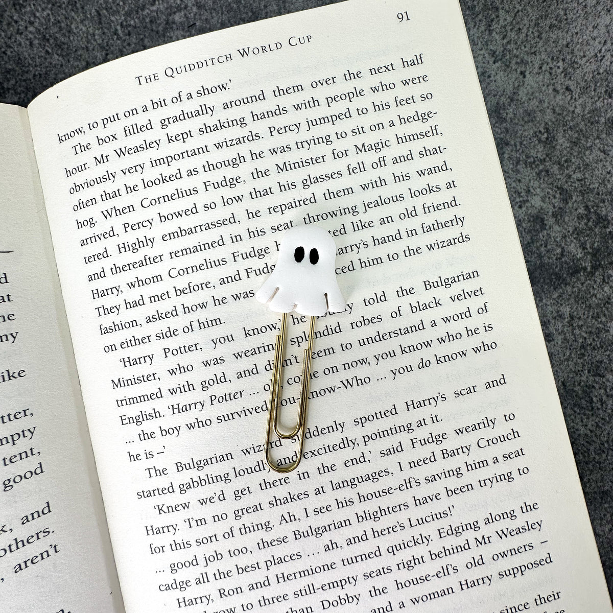 Cute Ghost Handmade Bookmark