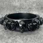 Skull & Black Rose Ritual Bowl