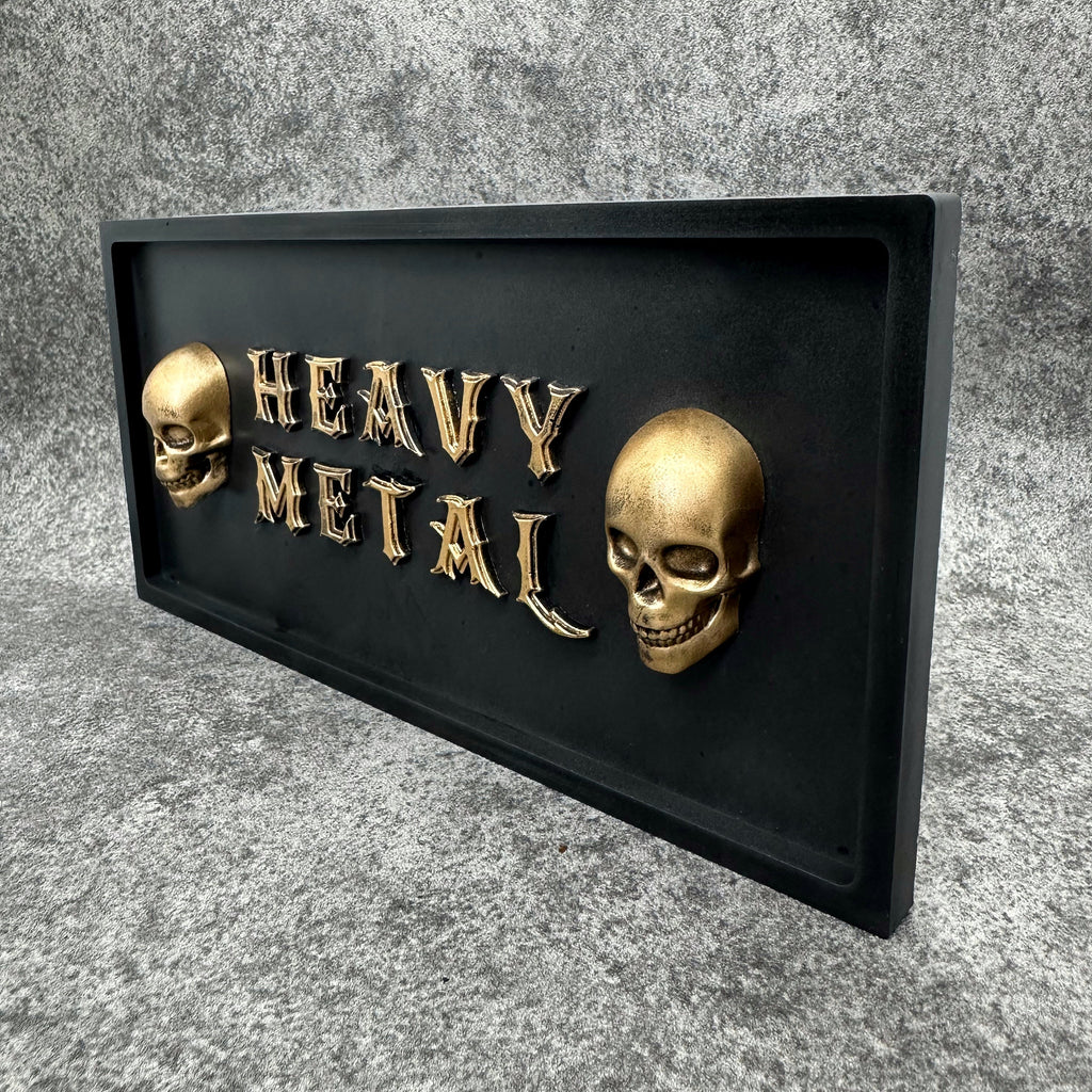 Heavy Metal Wall Plaque