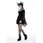 Dark In Love Alora Lace Off Shoulder Dress﻿