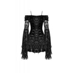 Dark In Love Alora Lace Off Shoulder Dress﻿