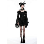 Dark In Love Alora Lace Off Shoulder Dress﻿