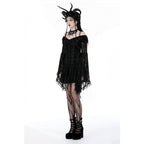 Dark In Love Alora Lace Off Shoulder Dress﻿