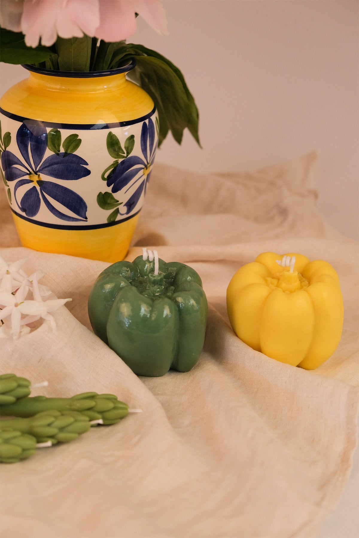 Bell Pepper Shaped Candle