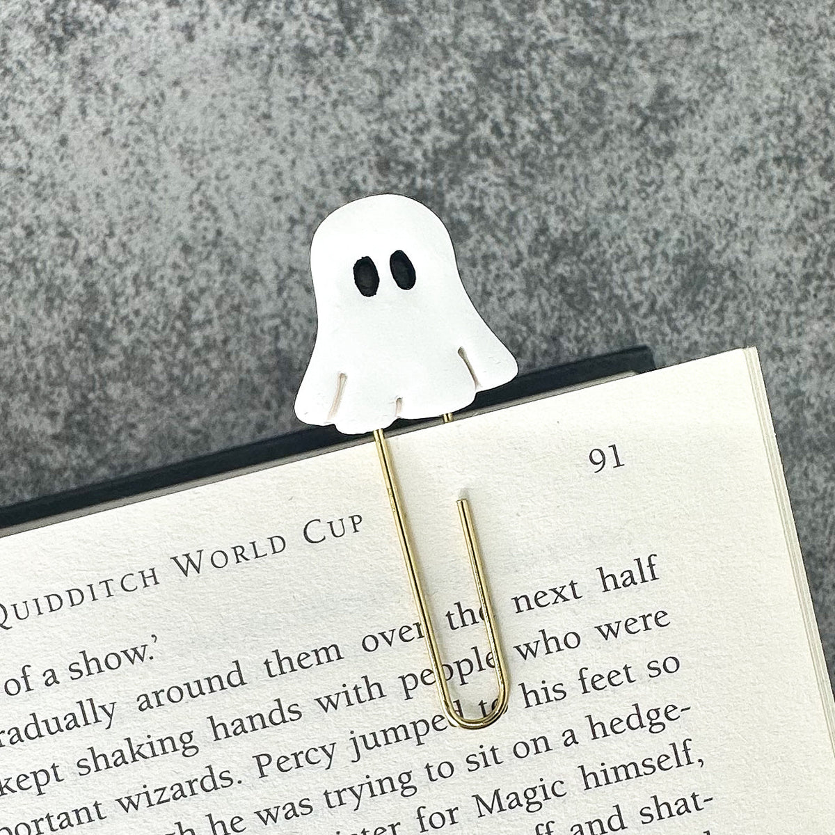 Cute Ghost Handmade Bookmark