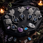 Ethereal Wings Crystal Pendant Necklace | Spiritual Choker for Women & Men