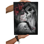 DEAD KISS - Glass Chopping Board (Rectangular)