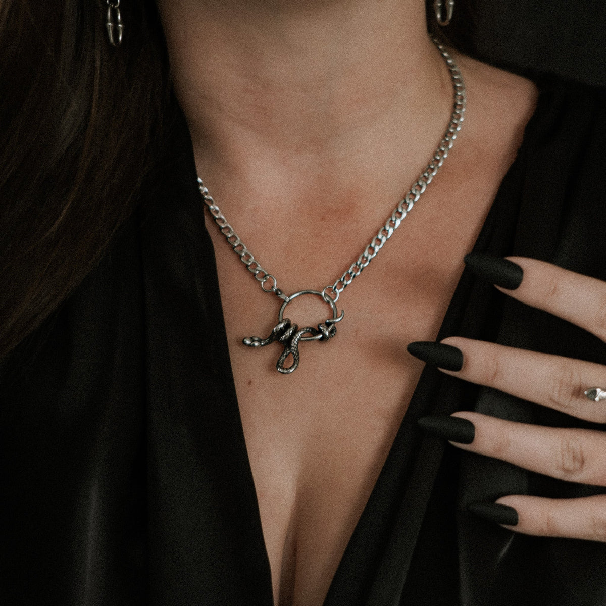 Serpent's Lair Snake Necklace