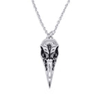 Raven Bird Skull Necklace