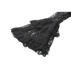 Dark in Love Anastasia Gothic Velvet & Lace Embroidered Dress