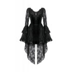 Dark in Love Anastasia Gothic Velvet & Lace Embroidered Dress