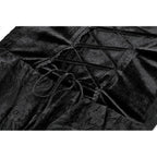 Dark in Love Anastasia Gothic Velvet & Lace Embroidered Dress