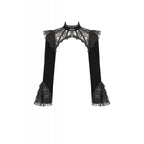 Dark in Love Erzebeth Gothic Bolero Shrug - Black Lace Victorian Bell Sleeve