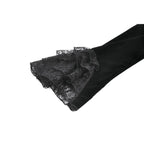 Dark in Love Erzebeth Gothic Bolero Shrug - Black Lace Victorian Bell Sleeve