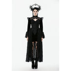 Dark in Love Erzebeth Gothic Bolero Shrug - Black Lace Victorian Bell Sleeve