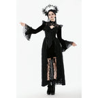 Dark in Love Erzebeth Gothic Bolero Shrug - Black Lace Victorian Bell Sleeve