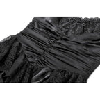 Dark in Love Minerva Gothic Satin Lace Dress