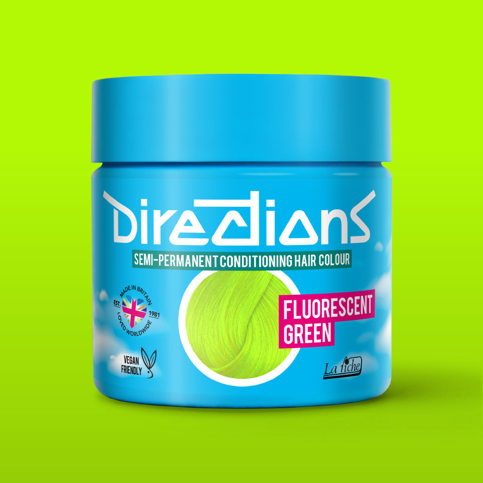 La Riche Directions Semi Permanent Hair Dye - Fluorescent Green