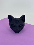 Mystic Cat Head Statue