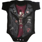 BABY BIKER - Baby Sleepsuit Black