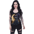FAMILIAR MAGIC - Razor Back Top Black