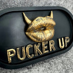 ‘Pucker Up’ Gothic Wall Plaque
