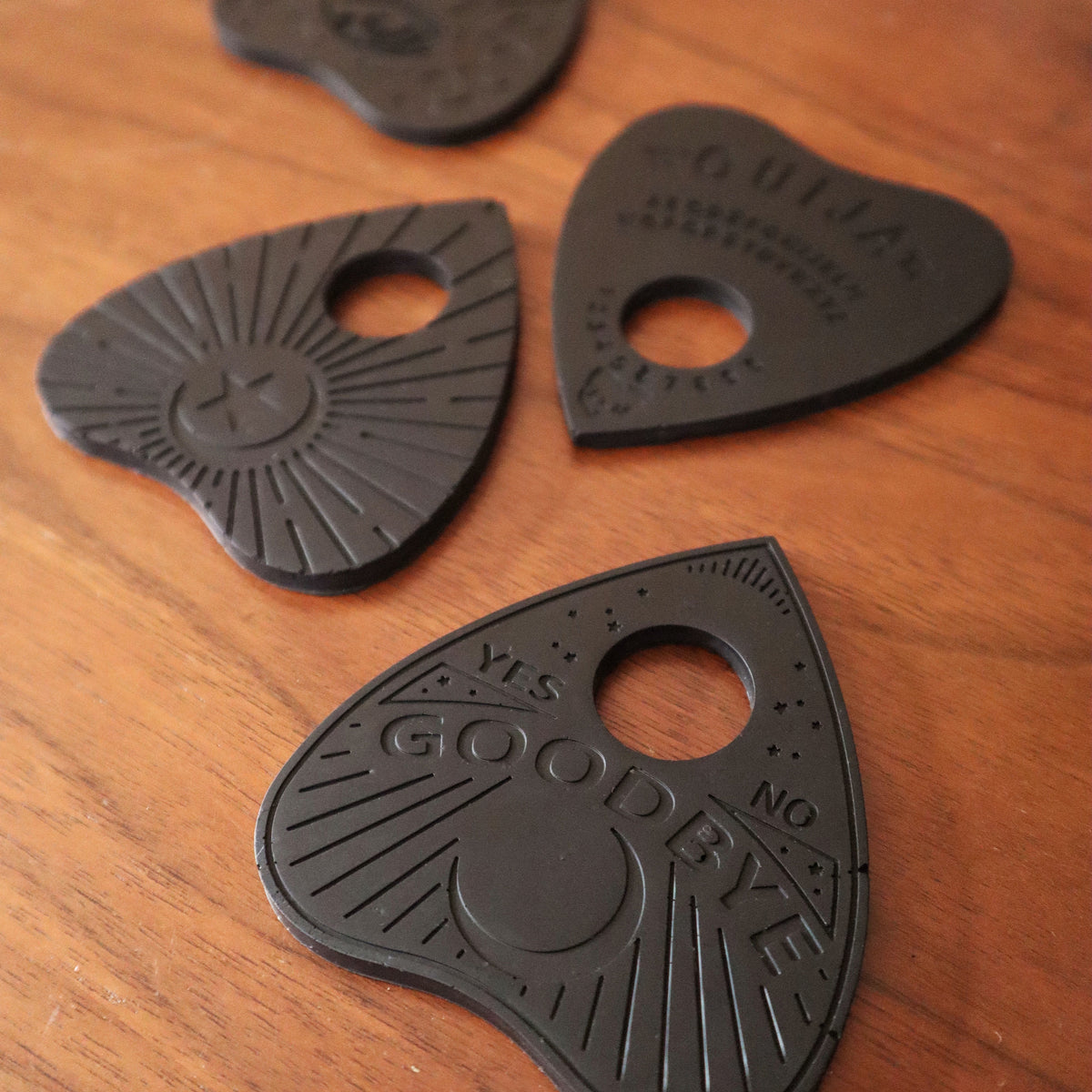 Ouija Planchette Ceramic Coasters Set