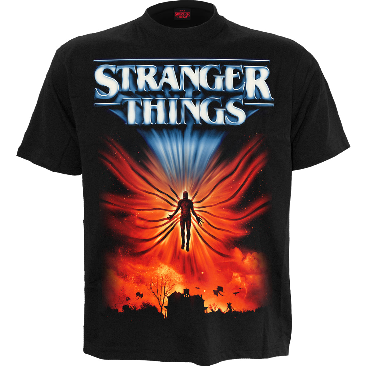 RISE OF VECNA - Front Print T-Shirt Black