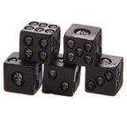 Gothic Gifts Black Skull Dice - Pack of 5