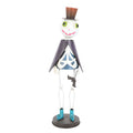 Gothic Gifts Top Hat Metal Skeleton Ornament