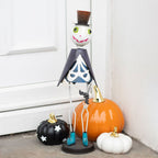 Gothic Gifts Top Hat Metal Skeleton Ornament
