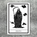 Death Tarot Card Print A4/A5