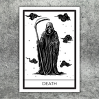 Death Tarot Card Print A4/A5