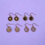 Sun And Moon Earrings Variations