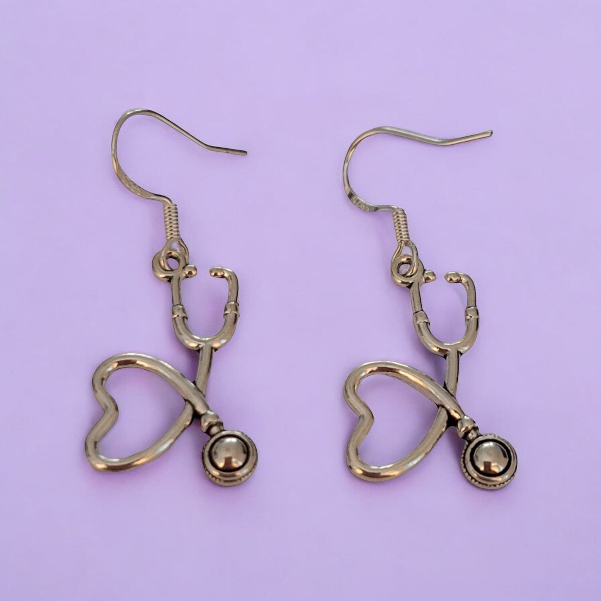 Stethoscope Dangly Earrings