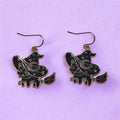 Black Cat Earrings