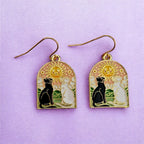 Dangly Cat Earrings
